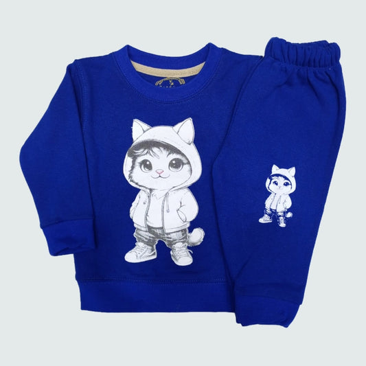 Bossy Cat Royal Blue Tracksuit